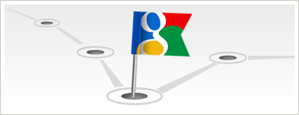 Zapichnutá Google vlajka